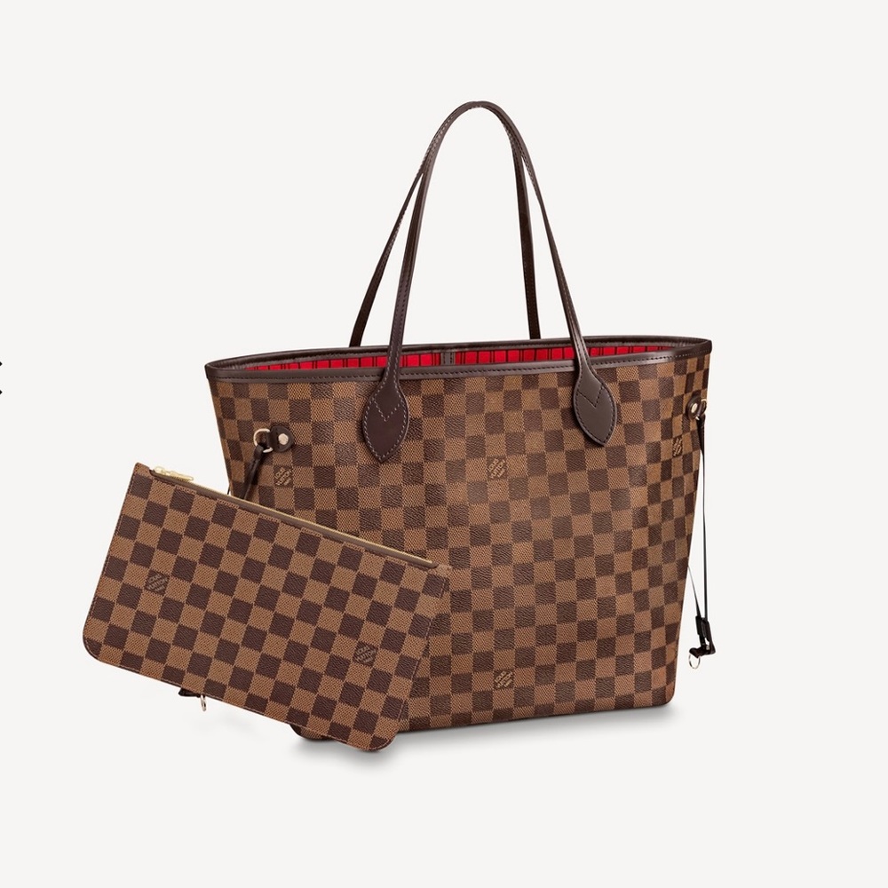Louis Vuitton Neverfull MM Damier Ebene with Pochette